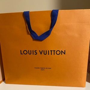 Louis Vuitton bag and two boxes